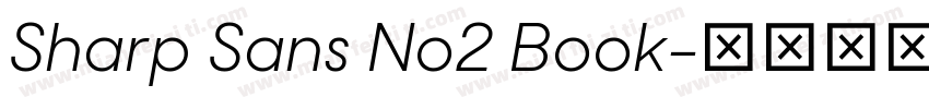 Sharp Sans No2 Book字体转换
